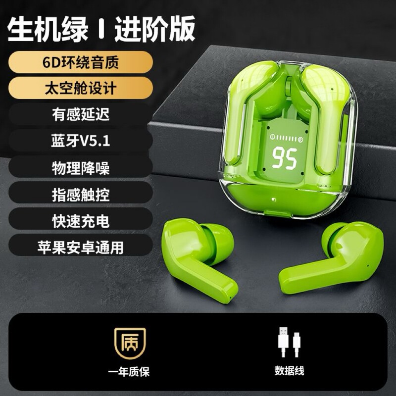 2025 新しい Bluetooth ヘッドセット透明デジタルディスプレイ XT18 Bluetooth ヘッドセットワイヤレスクロスボーダー ai32 Bluetooth ヘッドセットノイズリダクション|undefined