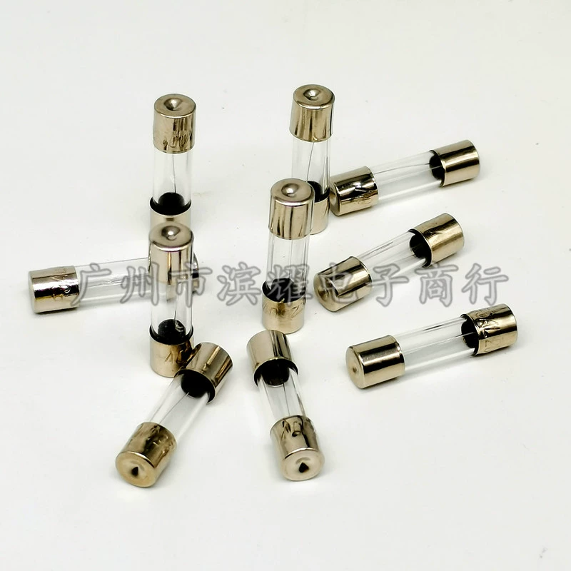 Glass pipe, grip safety, 5×20mm, 8A, 250v, 100 pieces