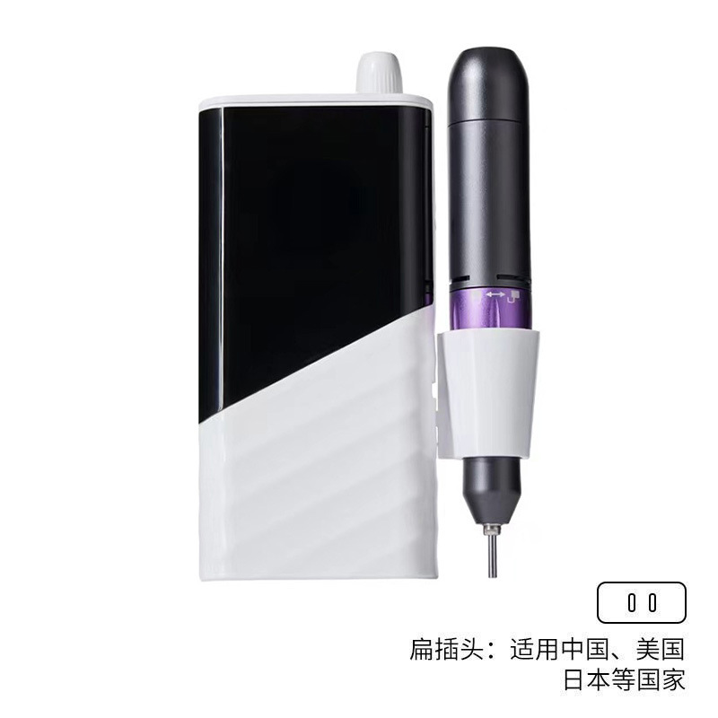 máquina de molienda de uñas japonesa pequeña máquina de molienda de uñas eléctrica portátil máquina de eliminación de uñas herramientas de manicuras transfronterizas
