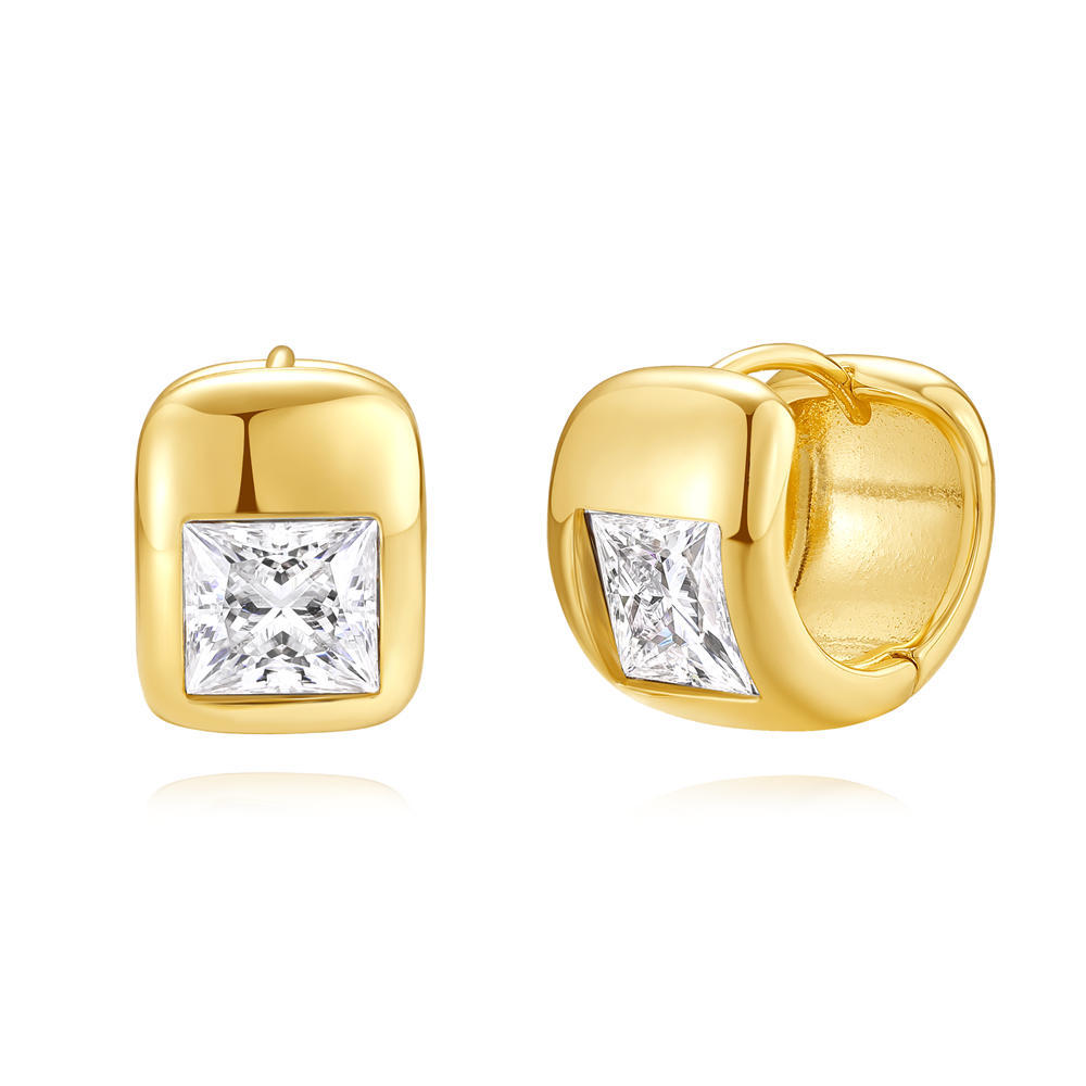 Temperamento de lujo ligero transfronterizo europeo y americano tendencia moda ocho estrellas cobre personalidad exquisita amor todo fósforo aretes mujer