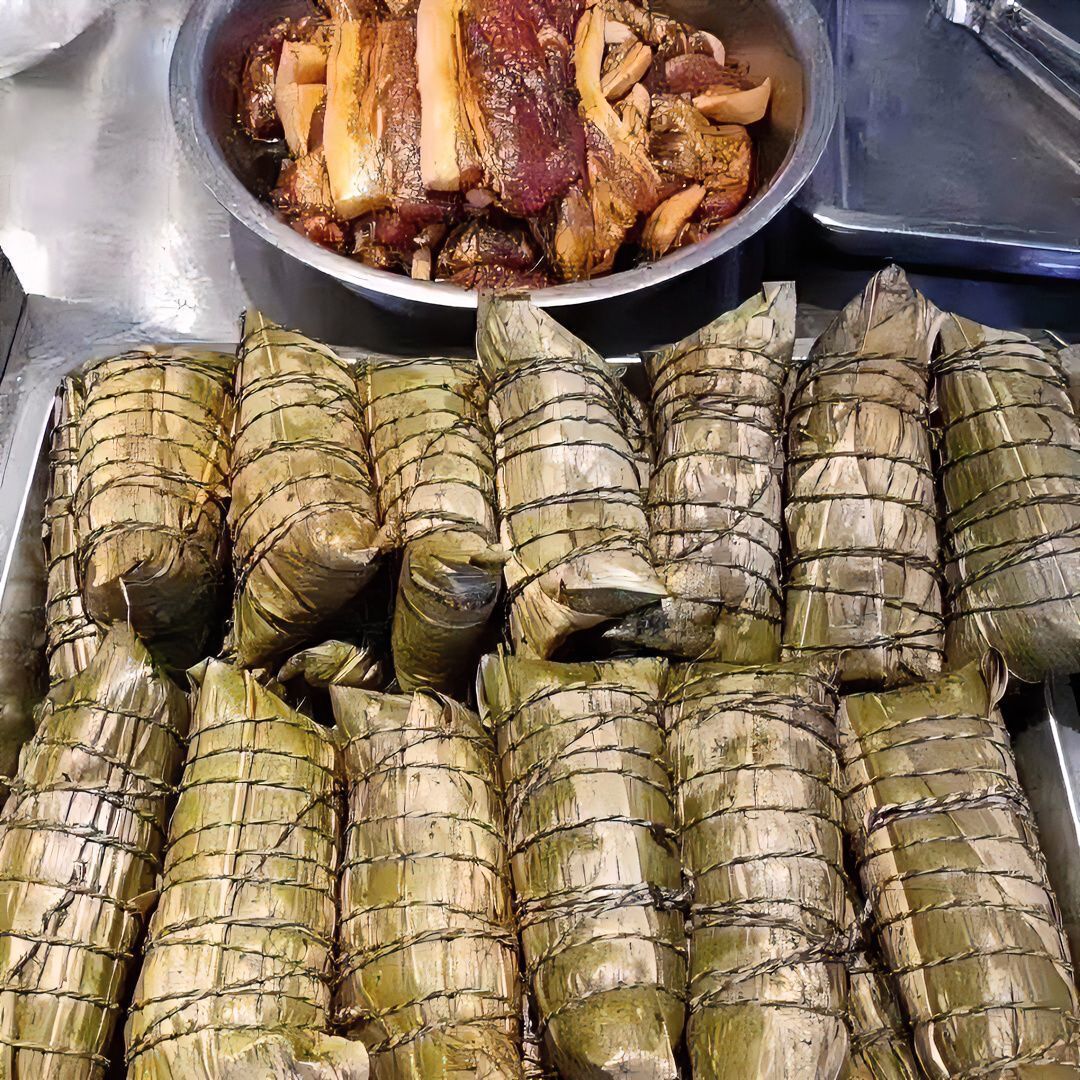 粽子鲜肉粽夜宵多口味食品充饥端午板栗绿豆速早餐五花肉广西批发