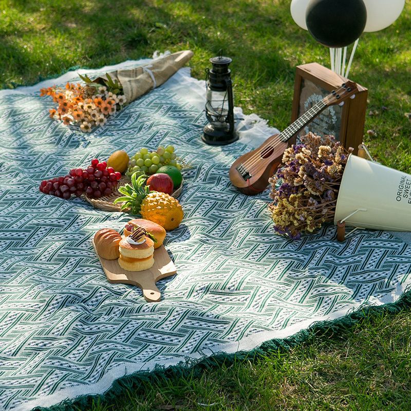 T 그리드 짙은 녹색 90*180cm 1-3☆에 적합