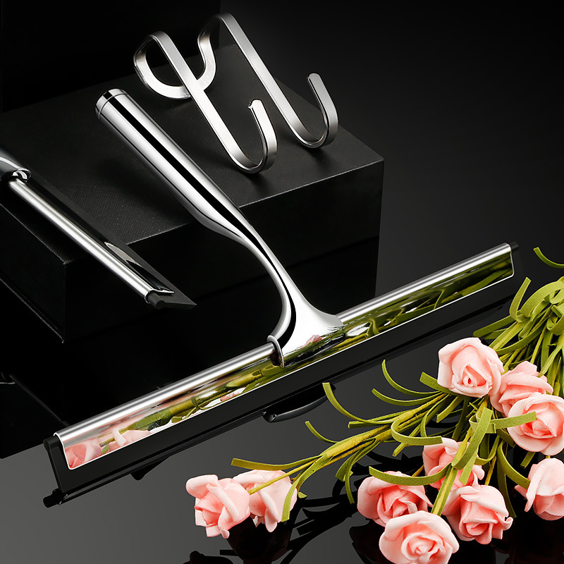 De acero inoxidable de vidrio de silicona limpiaparabrisas de agua de limpieza de ventana rascador de baño restaurante Hotel Casa Fuente de la fábrica