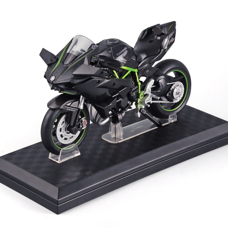 Cca Authentic 1:12 Kawasaki Ninja H2R Alloy Motorcycle Simulation Trendy Model Decoration Cross-Border Hot Item