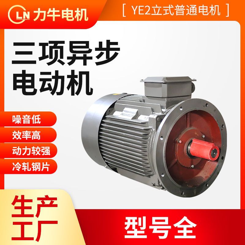 现货库存YE2卧式三相异步电动机380V机械设备用电机 铜线交流电机