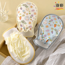 搓澡巾二合一搓泥双面细砂浴花女士去泥不疼起泡搓澡擦背巾批发