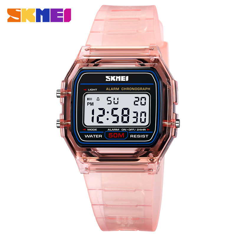Skmei 2023 nuevo reloj electrónico para hombres y mujeres reloj deportivo multifuncional reloj de pareja luminoso impermeable para estudiantes