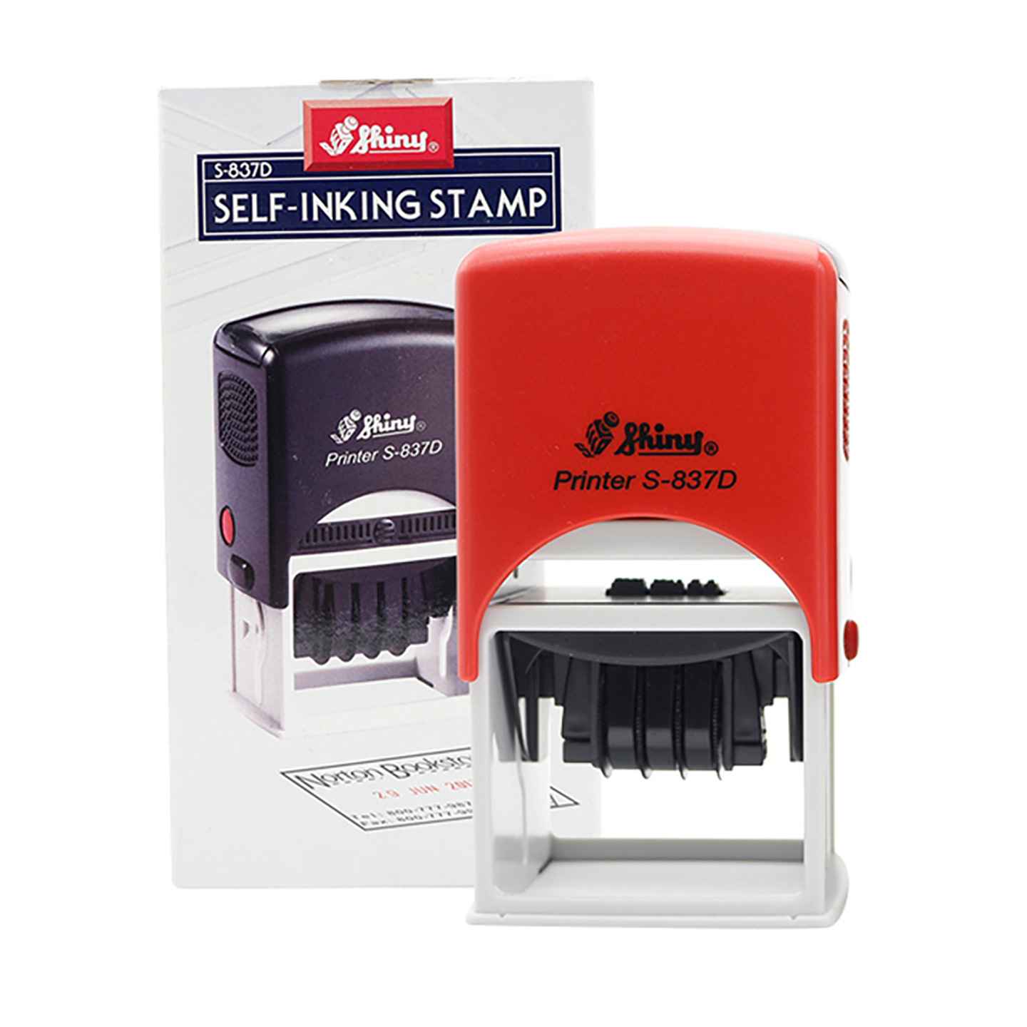 Sello de Taiwán Xinli Sello de tinta Sello de flip Sello de flip Sello de fecha Sello ajustable Sello grabado