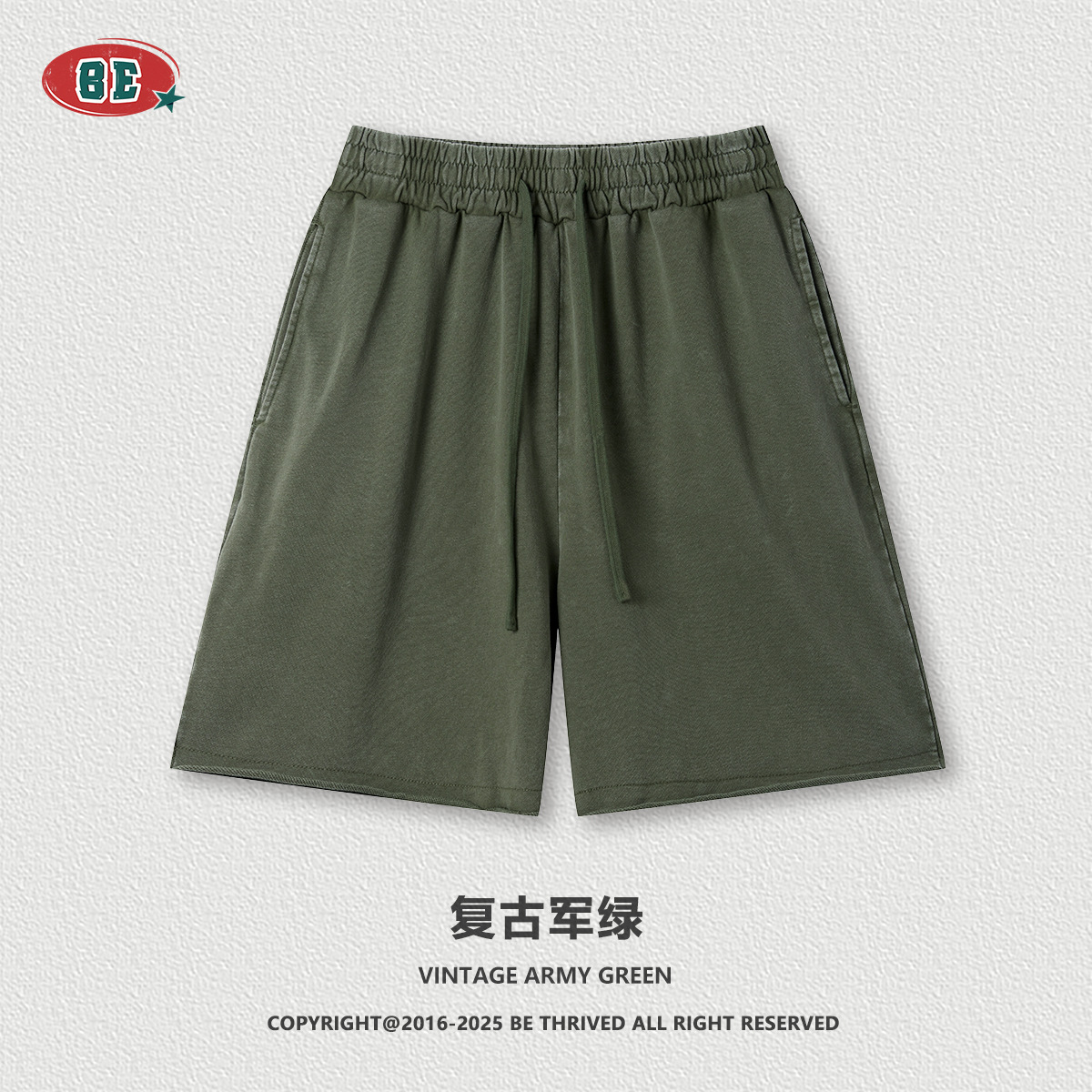 Be Hombres| 2025 verano americano retro transfronterizo flocos de nieve doblados pantalones cortos de mangas cortas de dos piezas con camisetas pesadas para hombres