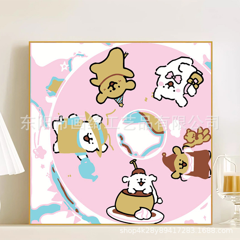 LL276 / 20*20CM(画笔+颜料+绷好内框）