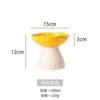 High -footed yellow mushroom