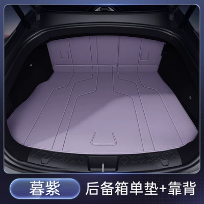 Trunk Mat: 26 Models of Car Interior - evening-purple-single-cushion-back-cushion-avita-06t