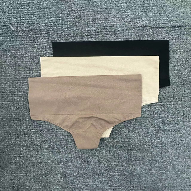 Special Offer Brand Last Order Women's Seamless High-waisted Comfortable Breathable Tummy Control Body Shaping Buttocks Triangle Thong Underwear Wholesale