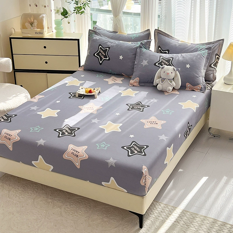 Cotton sheet, fresh bedspread, non-slip mattress, protective case