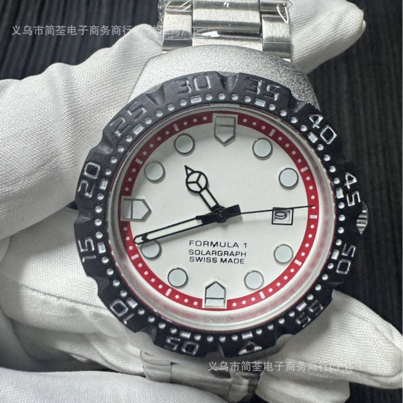 2025 Aliexpress Dunhuang Hot Style Export Men's Fashion Three-Pin Quartz Stainless Steel Watch Taijia F1 Series