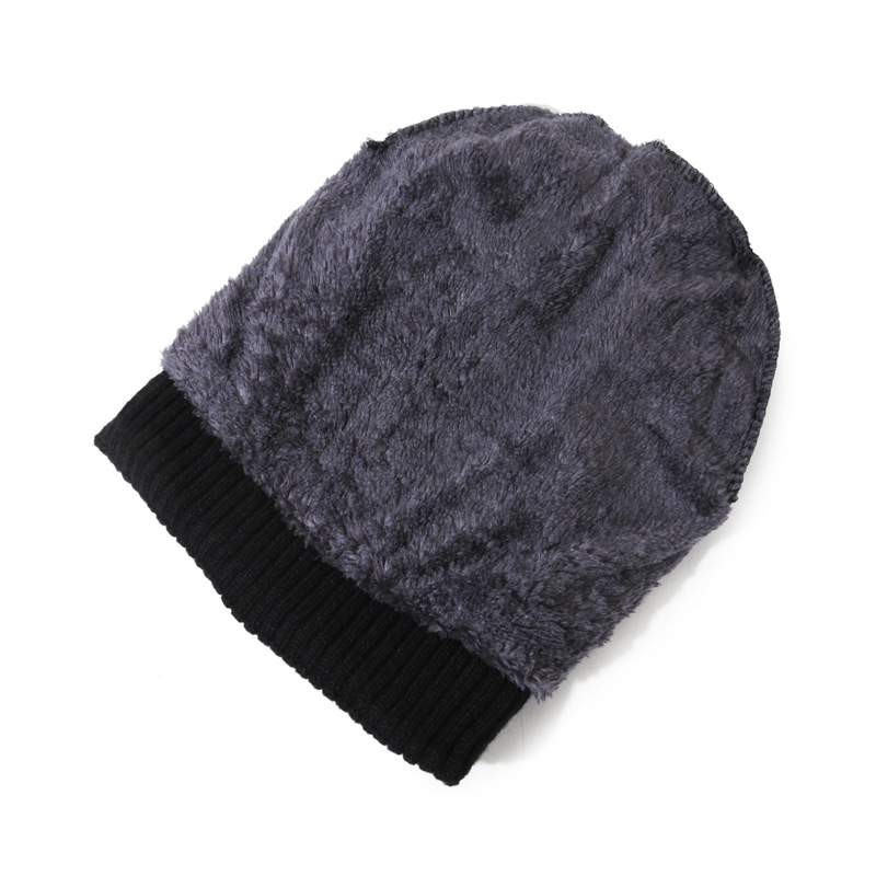 Gebreide beanie muts voor dames en heren winter wollen muts_voghion.com