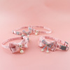 Choker, small bell with bow, pet, wholesale