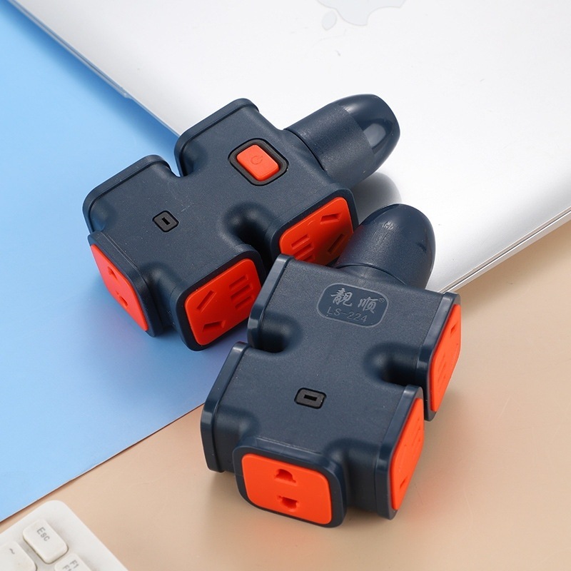 国标纯铜插排防爆大功率插座10A-16A家用无线插座排插插线板插板