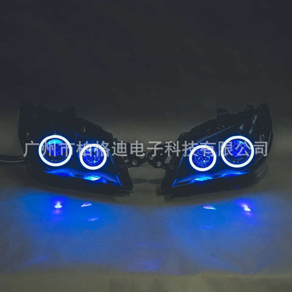 汽车LED天使眼光圈棉光七彩变色RGB天使眼套件带wifi手机遥控-阿里巴巴