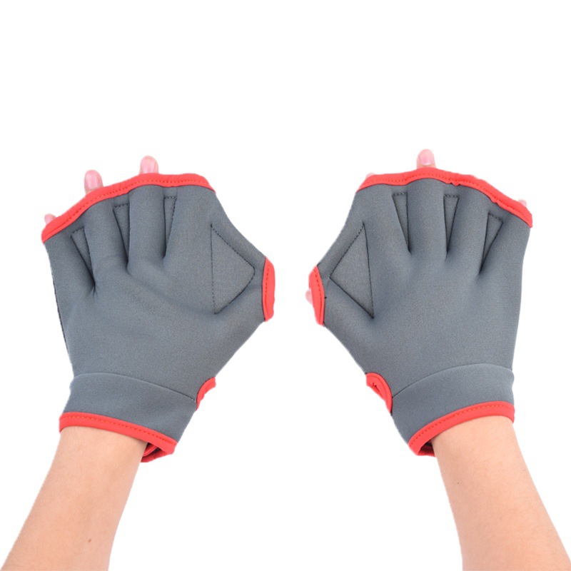 Diving gloves manufacturers swimming gloves duck palm diving material webbed paddling palm adult children diving webbed gloves