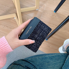 女士錢包ins女韓版短款小香風大容量女士學生純色簡約跨境wallet