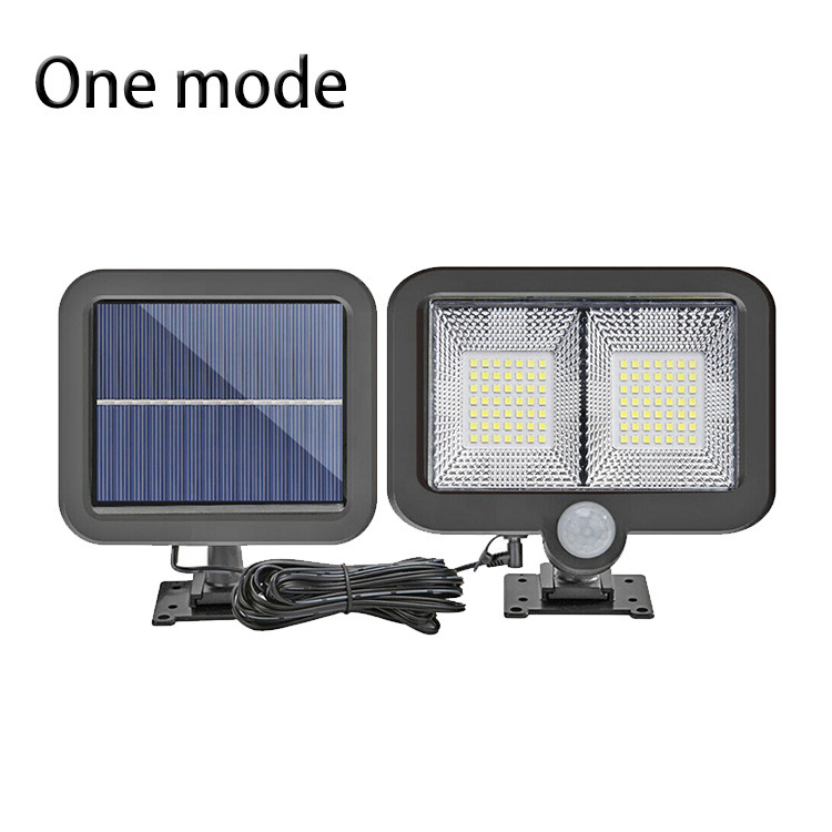 Nueva luz solar de inducción del cuerpo humano dividida lámpara de jardín exterior lámpara de pared LED impermeable iluminación exterior farola