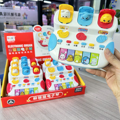 6匹の猫をかくれんぼする音楽照明電気電子オルガンインタラクティブ親子男の子子供玩具プレゼント店