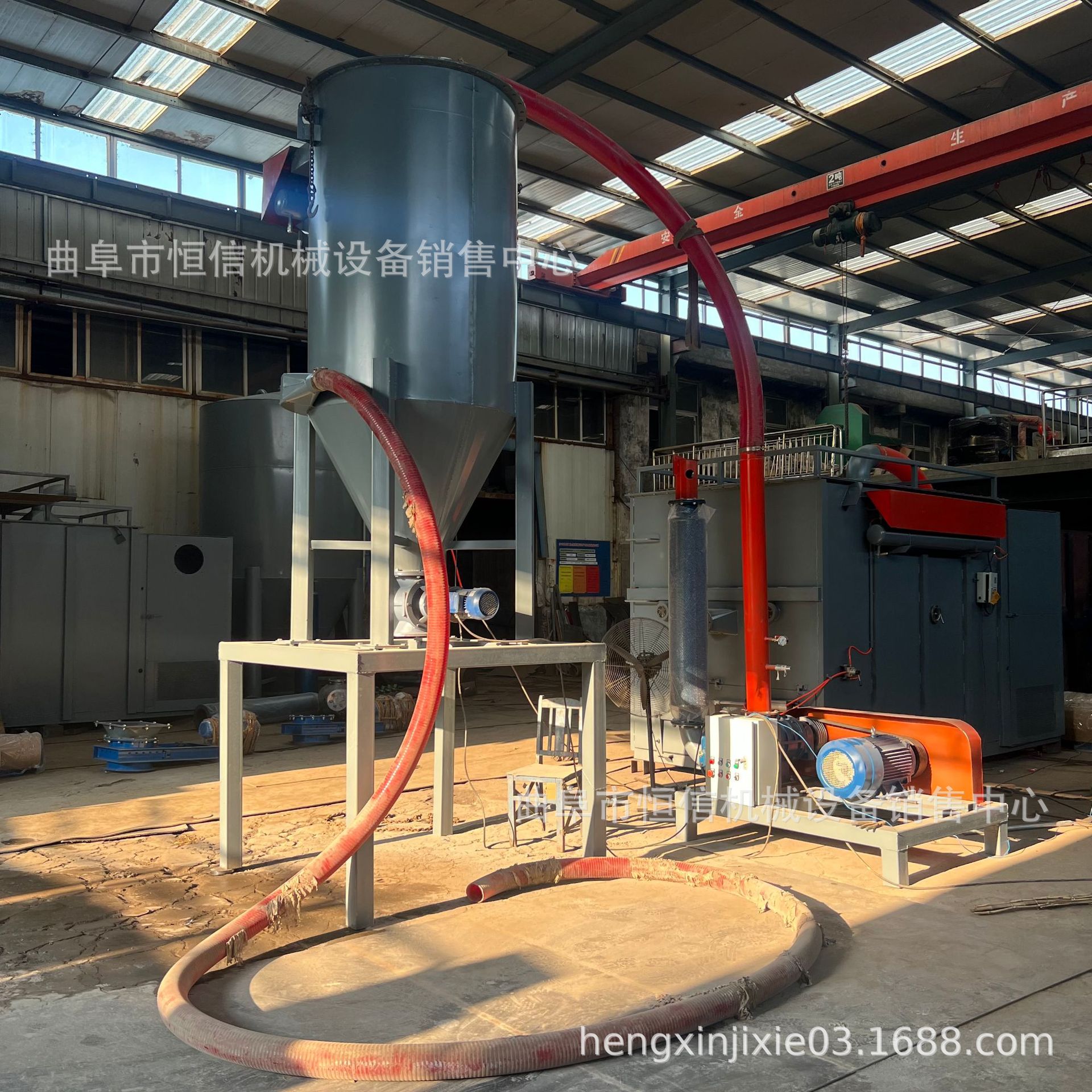 150型粉煤灰出入库气力吸灰机 铝灰滤渣装太空袋气力吸灰机zcjb