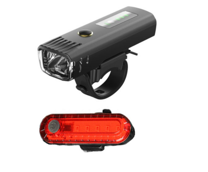 Inducción nueva luz de la bicicleta al aire libre montaña faro noche montar USB recargable equipo linterna LED