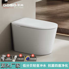 轻智能马桶全自动家用一体式自动翻盖带水箱无水压限制智能坐便器