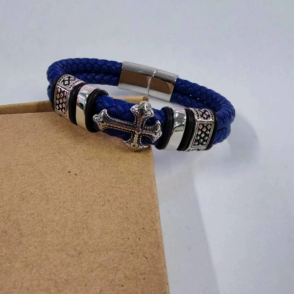 Deep blue leather [steel color]