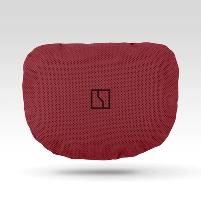 Headrest Car Headrest Neck Pillow Car - krypton-wine-red-headrest