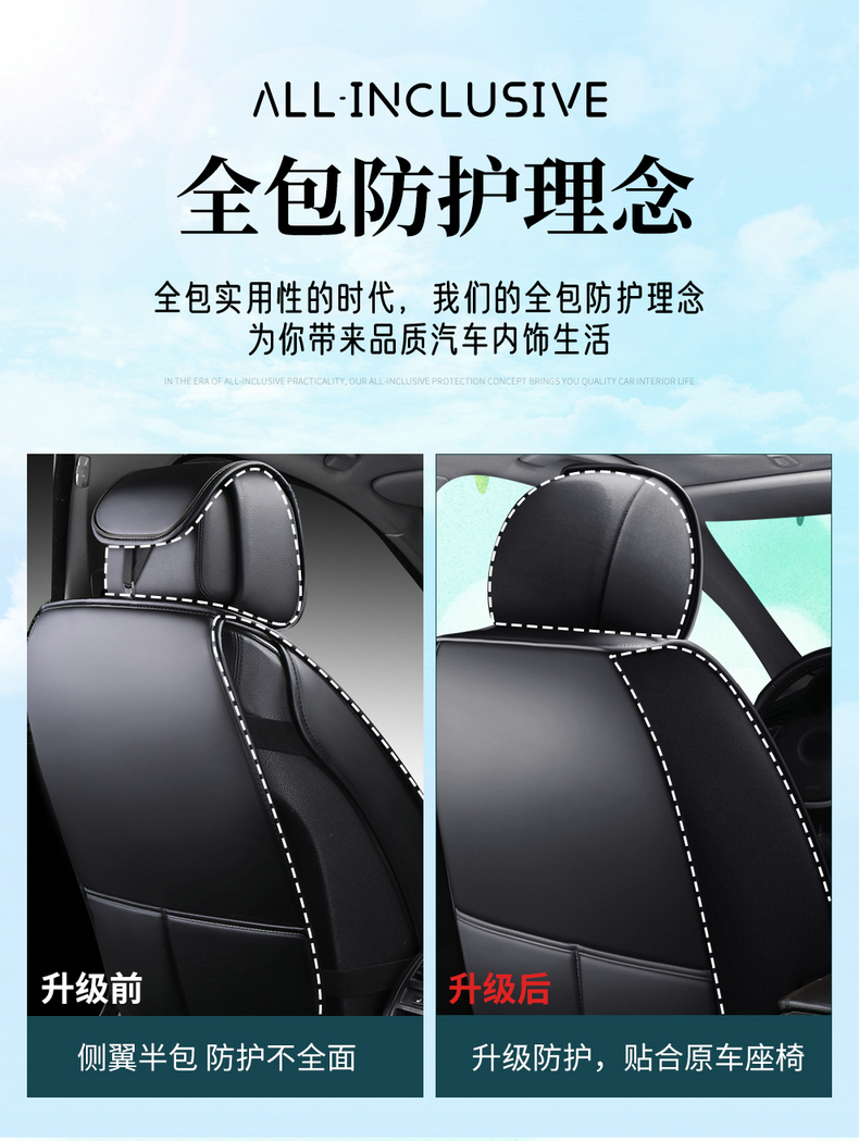 2020 Summer Toyota YARiS L Zhixuan X Zhixiang Car Seat Covers, All-Season Full-Coverage Linen Cushions