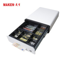 美肯330收银机钱箱 5钞8币商用cash drawer 滑轨式收银机现金钱盒