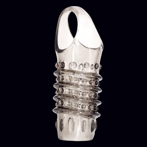 Humha Erjiang Daha Erha threaded condom for men with wolf teeth locking sperm ring lengthened and thickened penis condom to prevent double ring