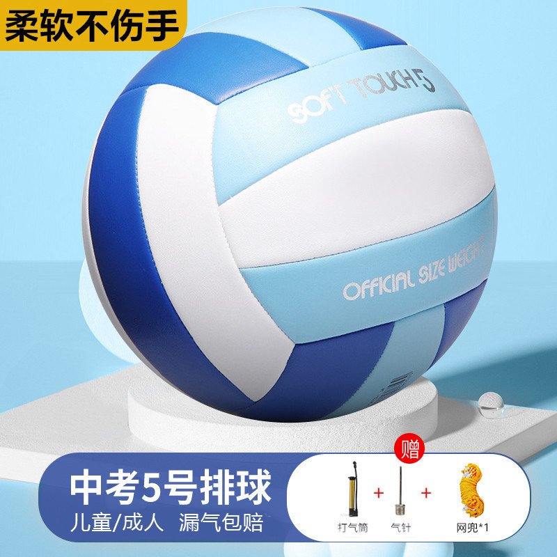 5호 고등학교 입시 하늘색과 흰색 [방폭형 두꺼워짐] 에어펌프 + 메쉬백 + 에어니들