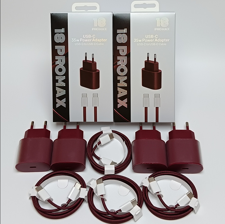 C577 Cross-border European Standard Apple 18 Charger Pd35w Fast...