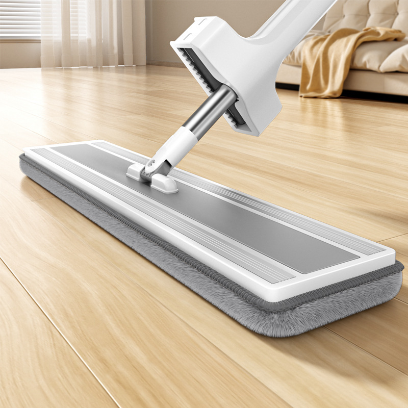 Mayflower Flat Mop 50cm, Total 2 Pieces of Cloth, Aluminum Strip Reinforcement Board, Mop, Hand-Washable, Wet and Dry, Removable and Washable