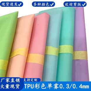 Wholesale Eco-friendly TPU Color Transparent Film Single Fog Double Fog 1.0mmTPU Polyurethane Film