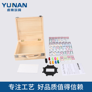 Melamine Double Twelve dominoes Lami rack box RUMMYrummy boxes Turkish mahjong brand sample