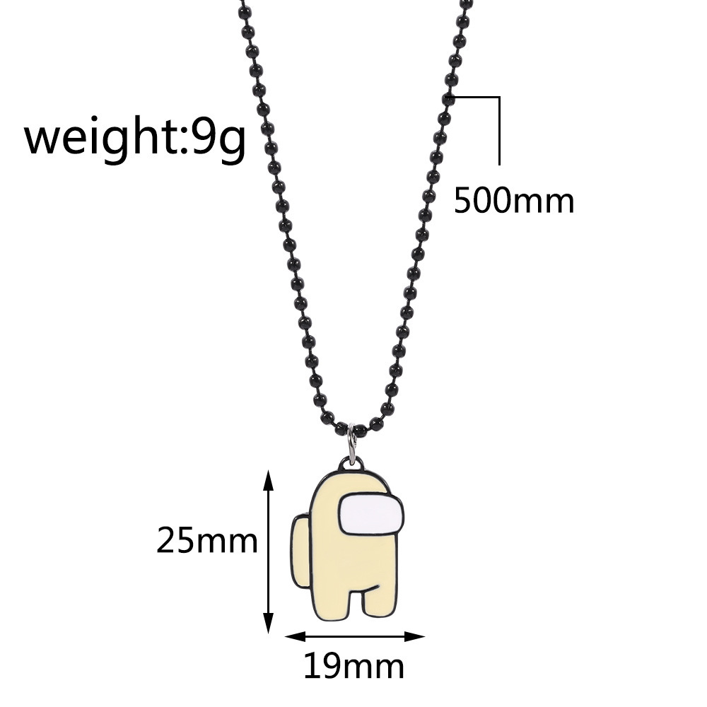 Nuevos productos transfronterizos al por mayor entre nosotros juego periférico collar espacio Hombre Lobo matando collar en las ventas directas de la acción