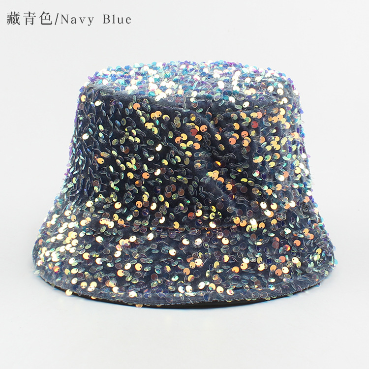 Fashion Sequins Basin Hat display picture 6