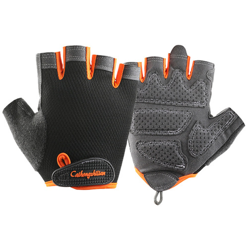 Half-finger cycling gloves for men and women, anti-slip, breathable, sun protection, suitable for foreign trade, cross-border, outdoor, new, fitness, sports.