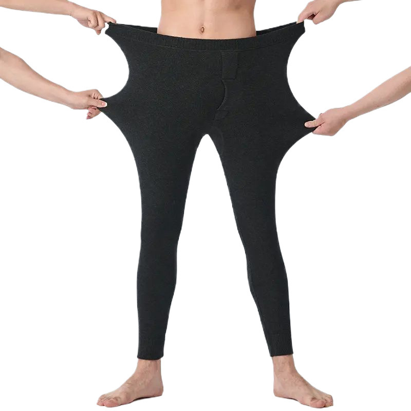 정리 남성과 여성의 가을 겨울용 벨벳 두꺼운 바지 더블 레이어 원피스 울 바지 바닥 울 따뜻한 바지 패셔너블