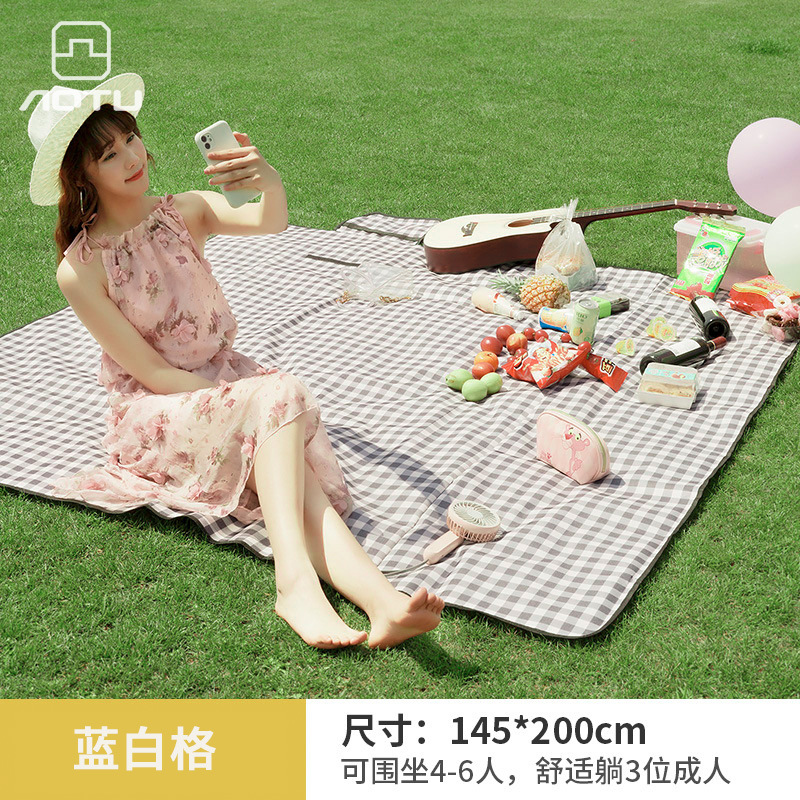 蓝白格