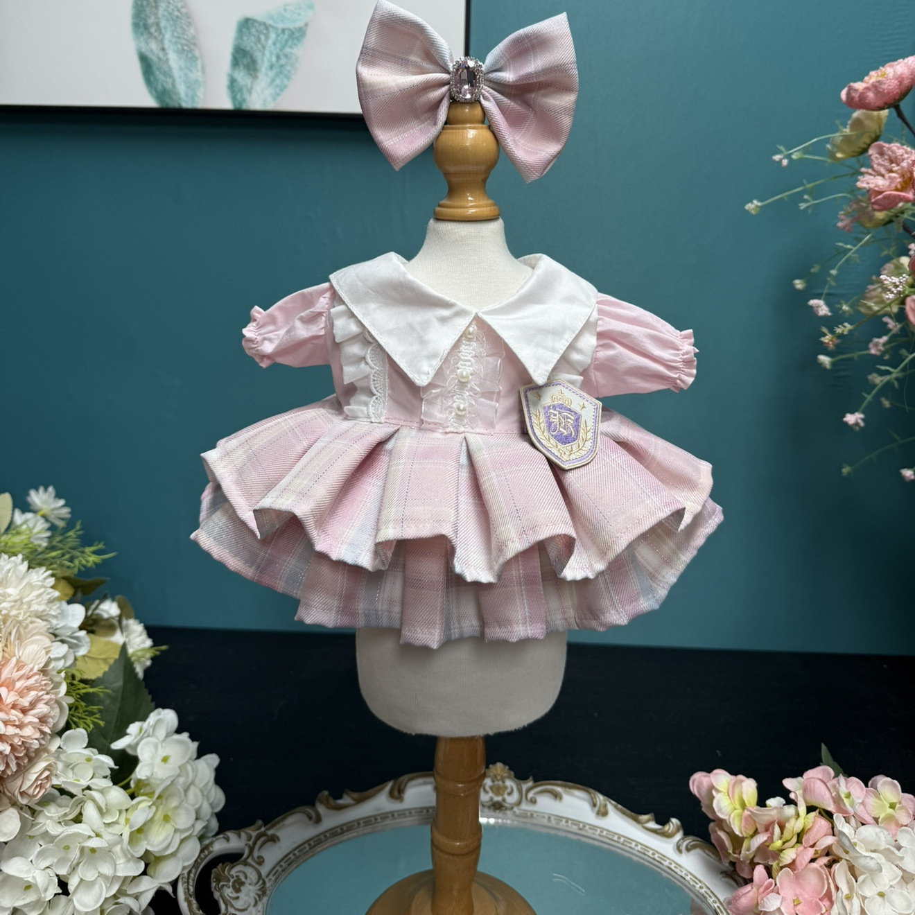 Dani Original High-Definition Jk Pink Lolita Cotton Doll Clothes Lina Belle Princess Dress Handmade Dress