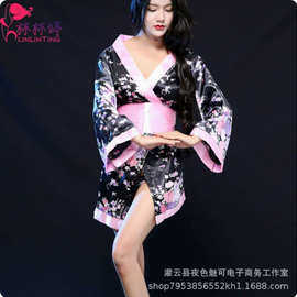 厂家内衣情趣女日式性感和服情趣制服诱惑套装小姐学生演出服装