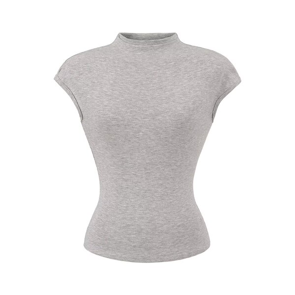 Summer fitted elastic T-shirt