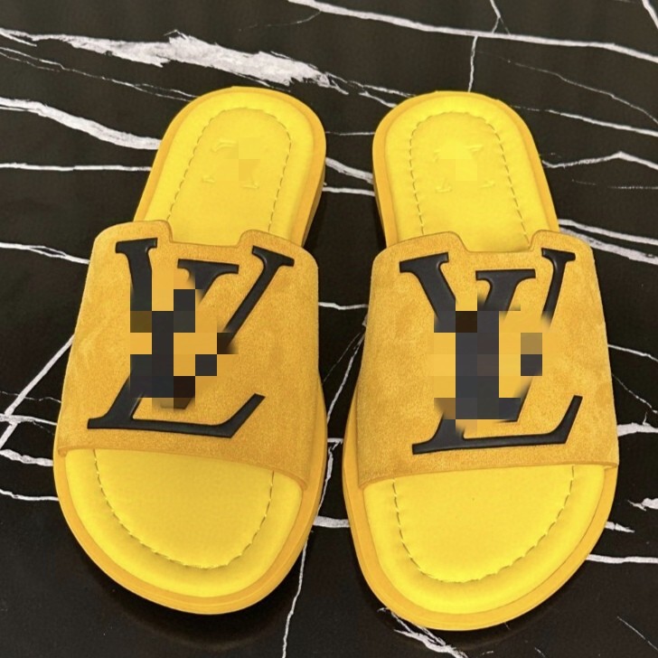 Cross-Border Large Size Genuine Leather Soft-Soled Men's Slippers, High-End Light Luxury Casual Slip-On Sandals, Vietnamese Rubber Slide Beach Shoes