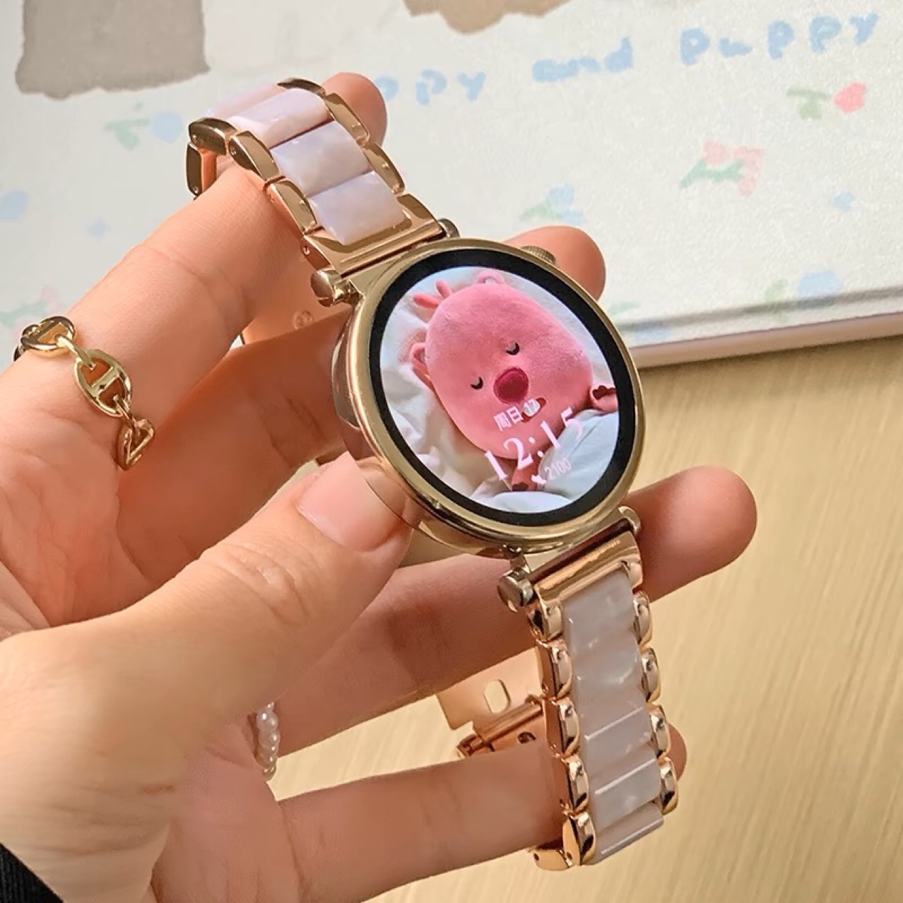 for fit3 huawei gt53 pro steel band between resin female strap migic2 advanced watch4 female glory es